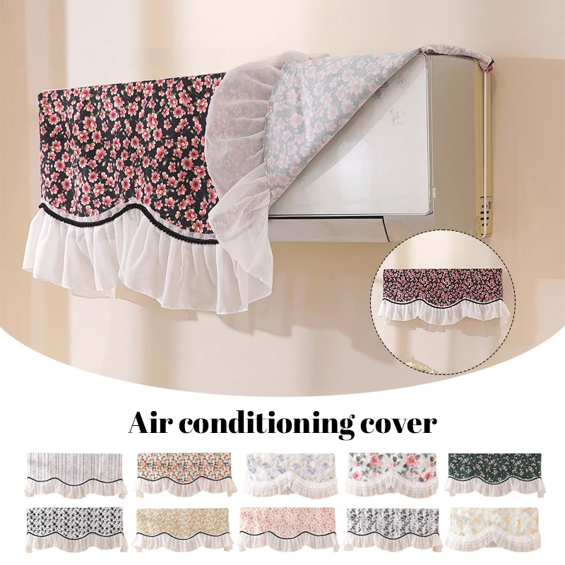 1pc Floral Printed Top Mesh Wall Mounted Air Conditioner Cover Chiffon Ruffle Lace Anti-dust Cover Home Decoration New
1pc Floral Printed Top Mesh Wall Mounted Air Conditioner Cover Chiffon Ruffle Lace Anti-dust Cover Home Decoration New