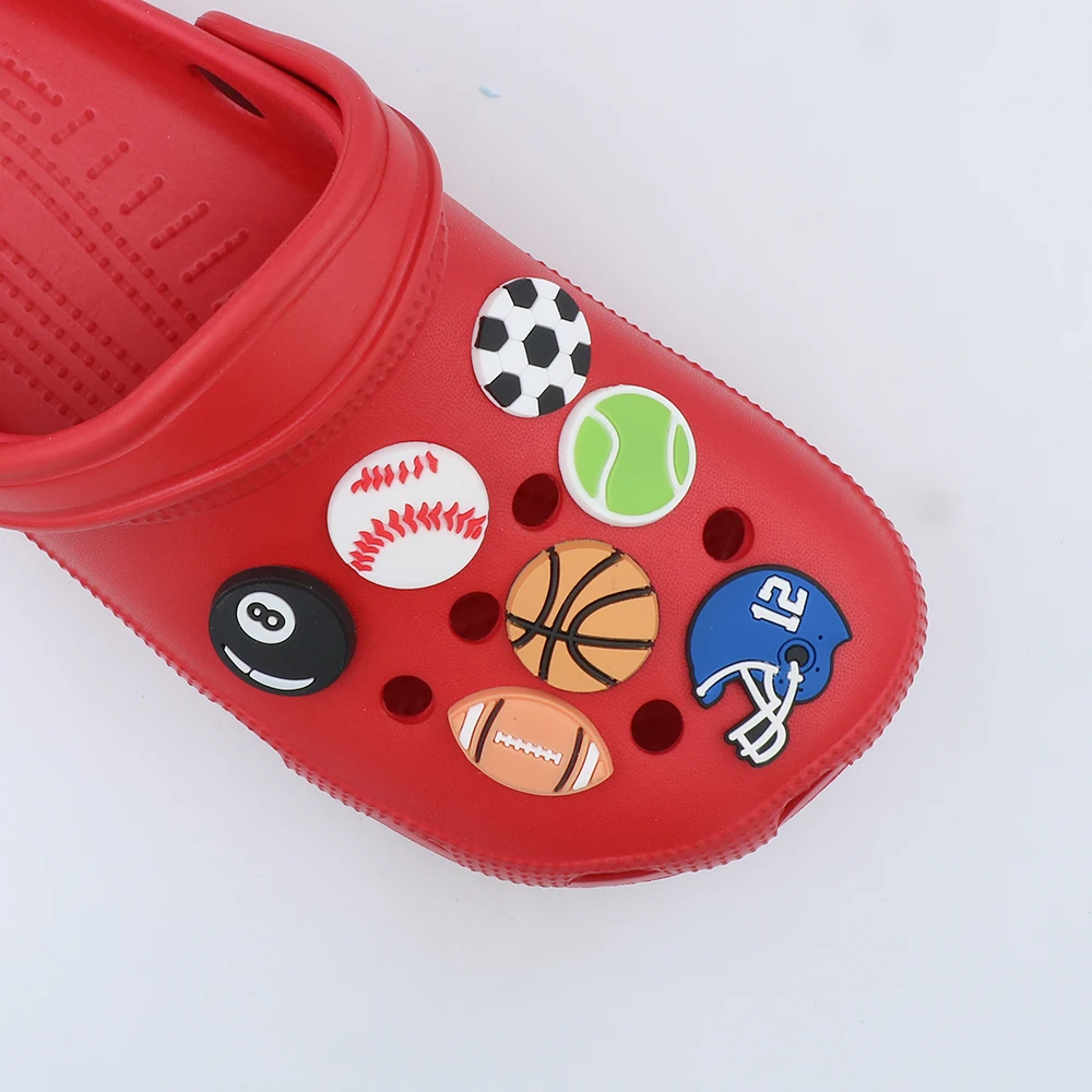 10 Pieces Pvc Крокросы Shoe Charms Accessories Cute Cartoon Basketball Rugby Ball Pins Shoe Decorations Adult Kids Holiday Gifts
10 Pieces Pvc Крокросы Shoe Charms Accessories Cute Cartoon Basketball Rugby Ball Pins Shoe Decorations Adult Kids Holiday Gifts