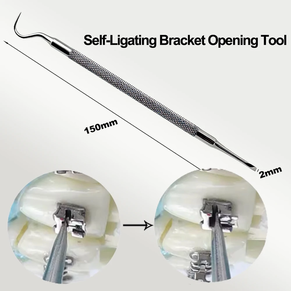 1pcs Dental Bracket Opener Tool for Self Ligating Passive bracket Orthodontic Stainless Steel Tools
1pcs Dental Bracket Opener Tool for Self Ligating Passive bracket Orthodontic Stainless Steel Tools