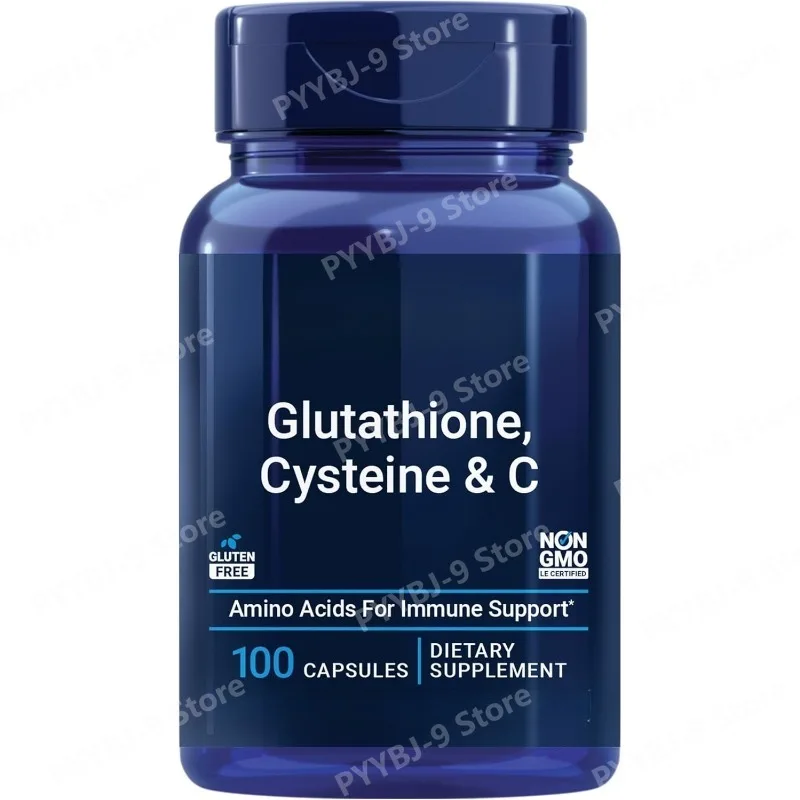 Глутатион, цистеин, витамин С 500 мг, антиоксидантная добавка для поддержки здоровья печени, без глютена, без ГМО, 100 капсул
Глутатион, цистеин, витамин С 500 мг, антиоксидантная добавка для поддержки здоровья печени, без глютена, без ГМО, 100 капсул