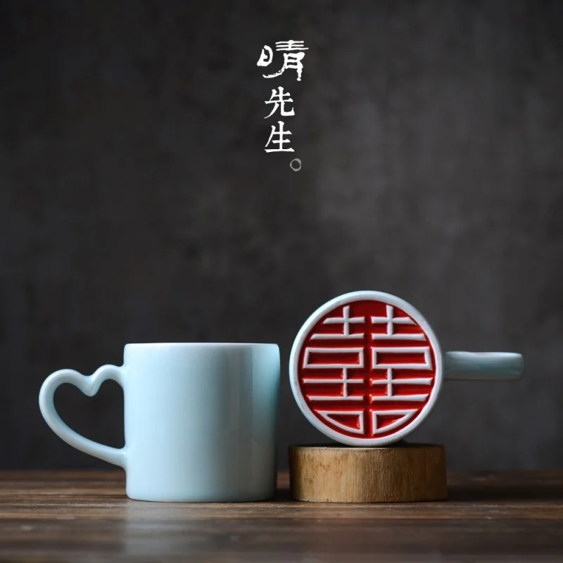 ★Jingdezhen Dingxin ручка керамическая двойная чашка с буквами Xi для подружек практичный заказ Свадебный галстук предметы
★Jingdezhen Dingxin ручка керамическая двойная чашка с буквами Xi для подружек практичный заказ Свадебный галстук предметы