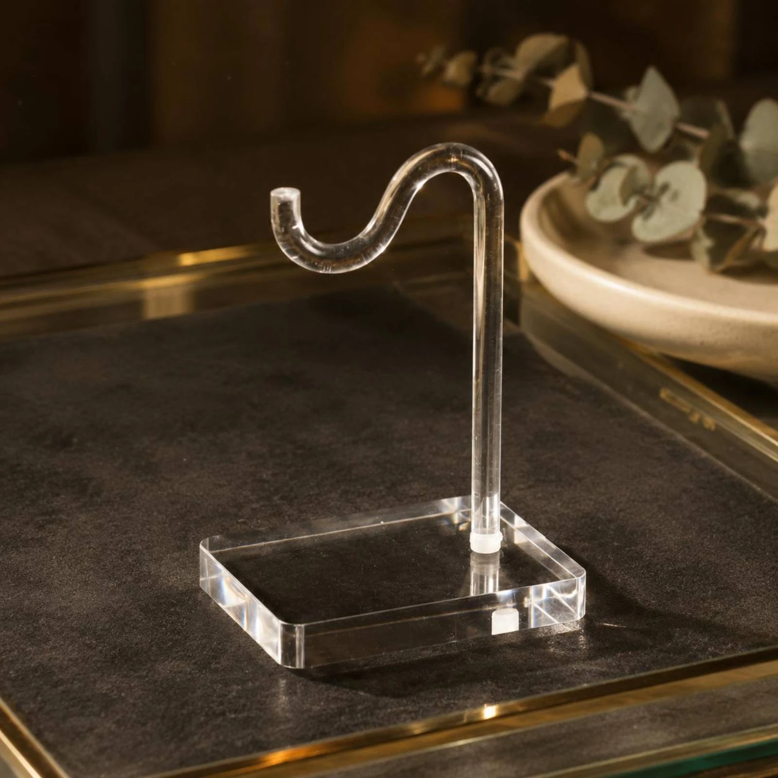 Curved Hook Necklace Display Rack Transparent Acrylic Bracelet Display Stand Clear Bangle Holder Stand Compact Size
Curved Hook Necklace Display Rack Transparent Acrylic Bracelet Display Stand Clear Bangle Holder Stand Compact Size
