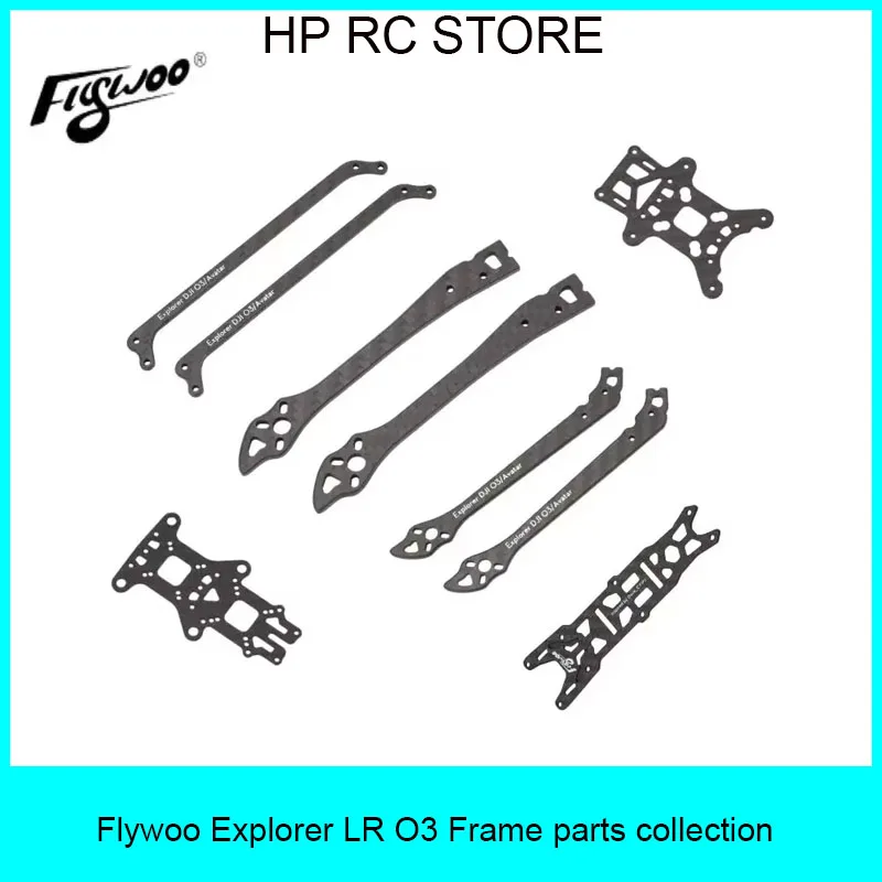 Flywoo Explorer LR O3 FPV Frame Parts - High-Strength Carbon Fiber for Long-Range DIY/Replacement
Flywoo Explorer LR O3 FPV Frame Parts - High-Strength Carbon Fiber for Long-Range DIY/Replacement
