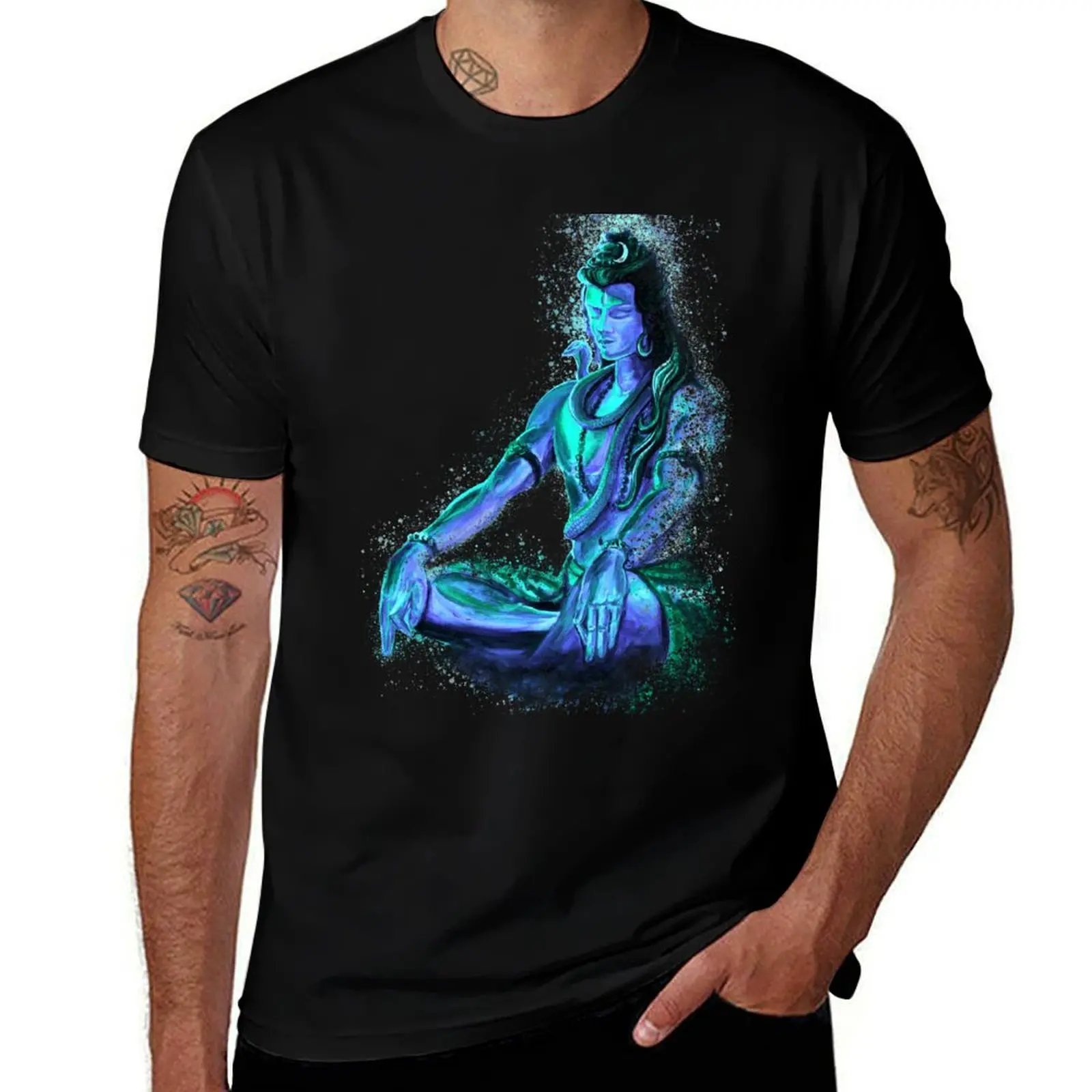Maha Shiva Eternal Meditation -Vibrant Blue T-Shirt man t shirt graphic cotton t shirts man 100% T-Shirt
Maha Shiva Eternal Meditation -Vibrant Blue T-Shirt man t shirt graphic cotton t shirts man 100% T-Shirt