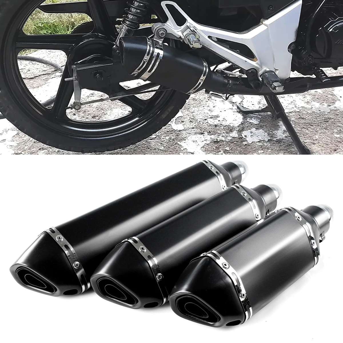 51mm universal motorcycle exhaust pipe, suitable for Honda CB400X NX400
51mm universal motorcycle exhaust pipe, suitable for Honda CB400X NX400