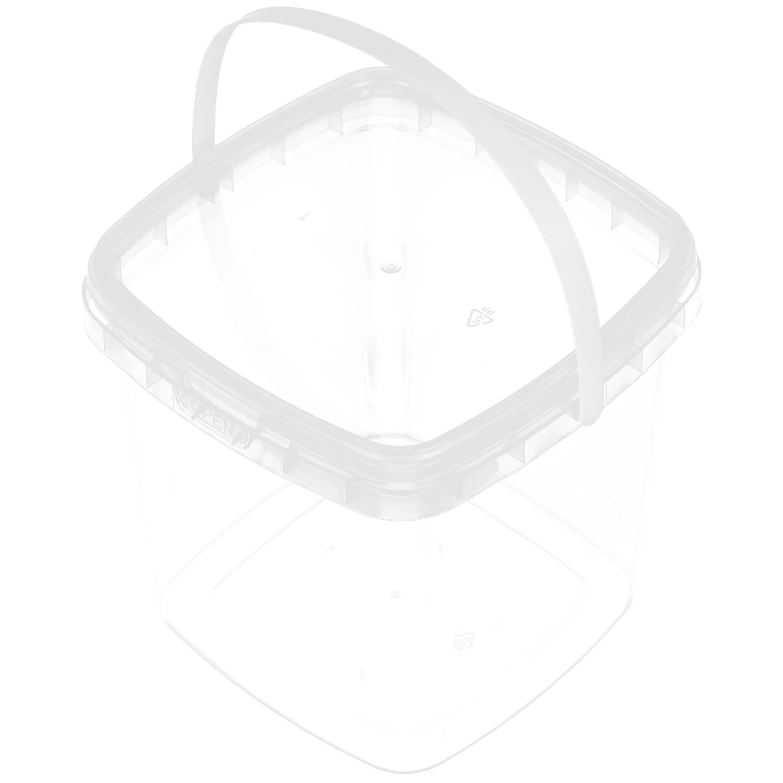 Clear Square Food 2L Plastic Storage Container Lid Water Paint Pail Organizer Dog Poop Leakproof Lightweight
Clear Square Food 2L Plastic Storage Container Lid Water Paint Pail Organizer Dog Poop Leakproof Lightweight
