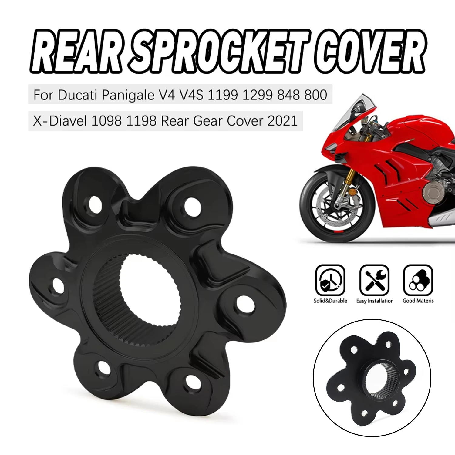 Rear Sprocket Drive Flange Cover For Ducati DIAVEL 1200 MONSTER 1200 SUPERBIKE 939 1098 1198 1199 1299 Panigale MULTISTRADA
Rear Sprocket Drive Flange Cover For Ducati DIAVEL 1200 MONSTER 1200 SUPERBIKE 939 1098 1198 1199 1299 Panigale MULTISTRADA