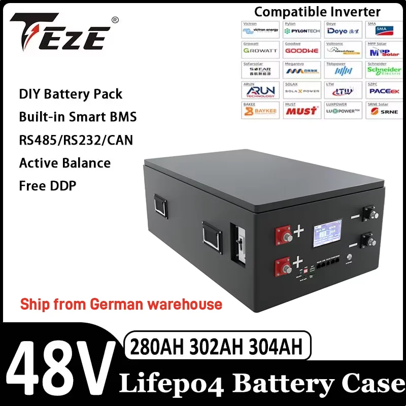 АКЦИЯ ЕС DIY 48 В LiFePO4 Чехол для аккумулятора JK 16S 200A Smart BMS 51,2 В DIY Kits 280ah BT LCD 2A Active Balancer Case Сборная коробка
АКЦИЯ ЕС DIY 48 В LiFePO4 Чехол для аккумулятора JK 16S 200A Smart BMS 51,2 В DIY Kits 280ah BT LCD 2A Active Balancer Case Сборная коробка