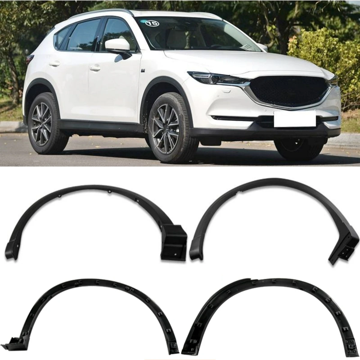 Расширители крыльев для Mazda CX-5 17-21, накладки на колеса, защита брызговика, автомобильные аксессуары
Расширители крыльев для Mazda CX-5 17-21, накладки на колеса, защита брызговика, автомобильные аксессуары