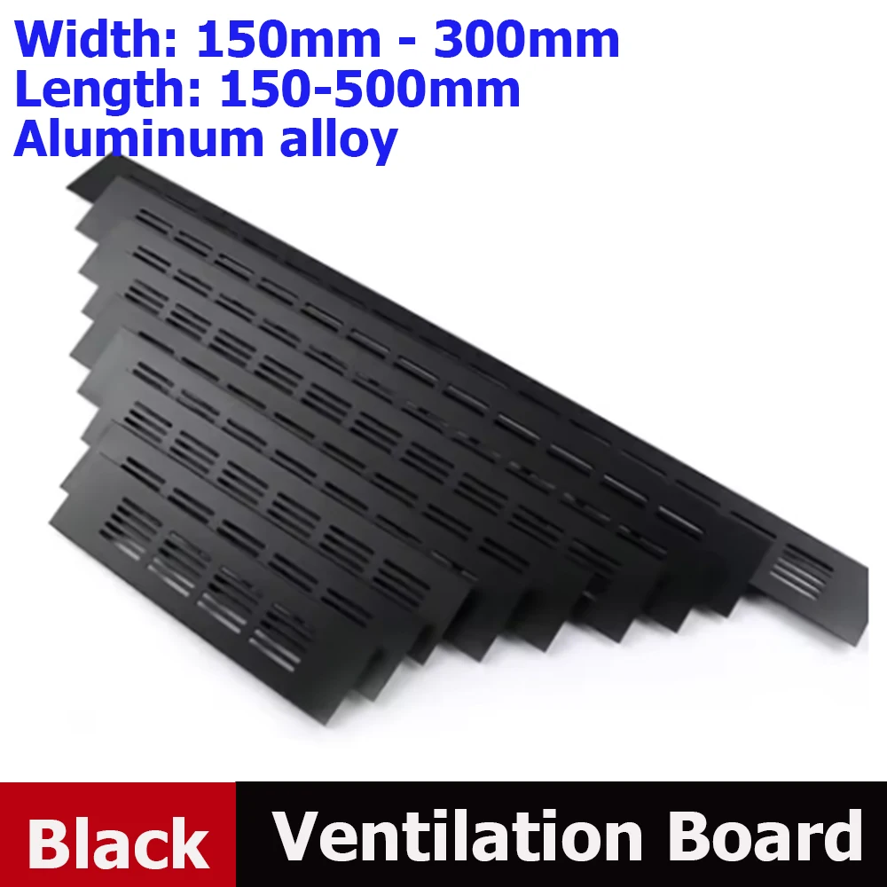 Width150-300mm Aluminum Alloy Perforated Breathable Vent Mesh Plate Rectangular Cabinet Heat Dissipation Grille Air Vent Panel
Width150-300mm Aluminum Alloy Perforated Breathable Vent Mesh Plate Rectangular Cabinet Heat Dissipation Grille Air Vent Panel