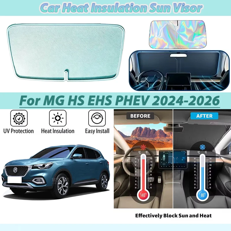 For MG HS Luxury EHS PHEV 2026 2025 2024 Roewe RX5 ERX5 D5X III Accessories Car Front Sunshade Window Heat Insulation Sun Parts
For MG HS Luxury EHS PHEV 2026 2025 2024 Roewe RX5 ERX5 D5X III Accessories Car Front Sunshade Window Heat Insulation Sun Parts
