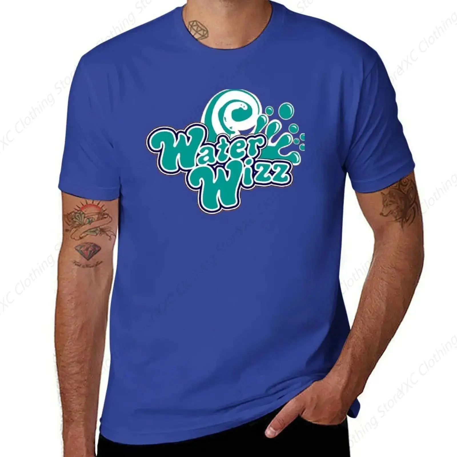 Water wizz men's T-shirt- Short Sleeve Crew Neck Soft Fitted Tees S - 6XL Fresh Classic Basic Tshirts
Water wizz men's T-shirt- Short Sleeve Crew Neck Soft Fitted Tees S - 6XL Fresh Classic Basic Tshirts