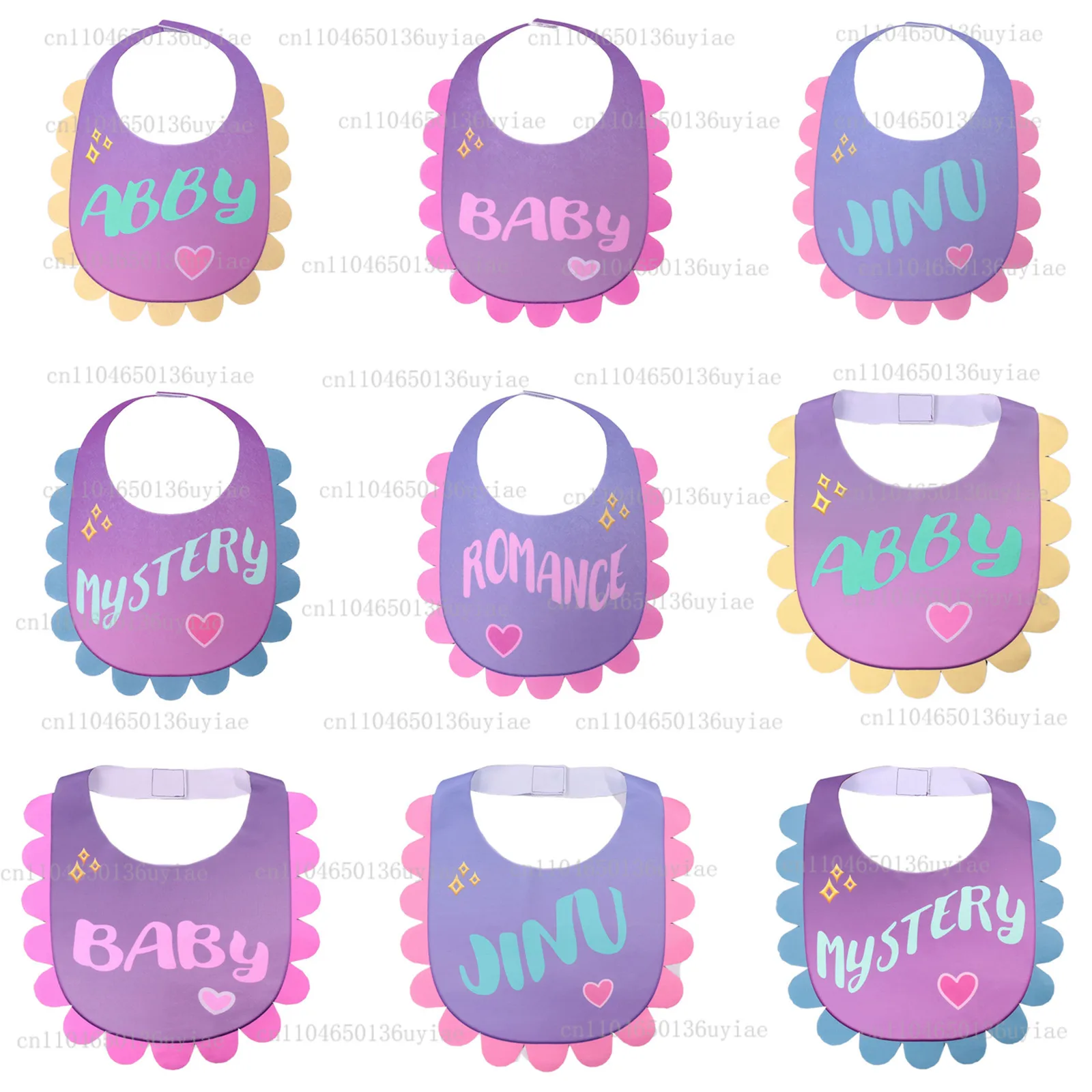 Demon Hunters Saja Boys Baby Abby Jinu Mystery Romance Drool Bib Adult Kids Anime Men Pink Bib Shirt Drool Bib Halloween Prop
Demon Hunters Saja Boys Baby Abby Jinu Mystery Romance Drool Bib Adult Kids Anime Men Pink Bib Shirt Drool Bib Halloween Prop