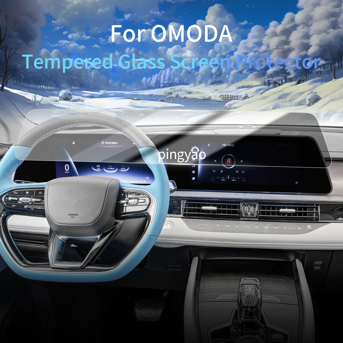 Car Sticker Screen Protector Navigation Display Tempered Glass Protective Film Car Accessories Vehicle For Chery OMODA 24
Car Sticker Screen Protector Navigation Display Tempered Glass Protective Film Car Accessories Vehicle For Chery OMODA 24