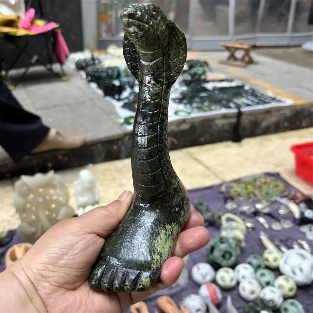 1PCS Natural Quartz Shellstone Foot-Shaped Base Snake Carving Polished Reiki Fengshui Energy Room Decor High-Quality Gift
1PCS Natural Quartz Shellstone Foot-Shaped Base Snake Carving Polished Reiki Fengshui Energy Room Decor High-Quality Gift