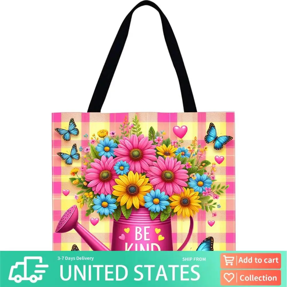 4 шт., льняная большая сумка с цветами, большая вместительная женская сумка на плечо для покупок
4 шт., льняная большая сумка с цветами, большая вместительная женская сумка на плечо для покупок