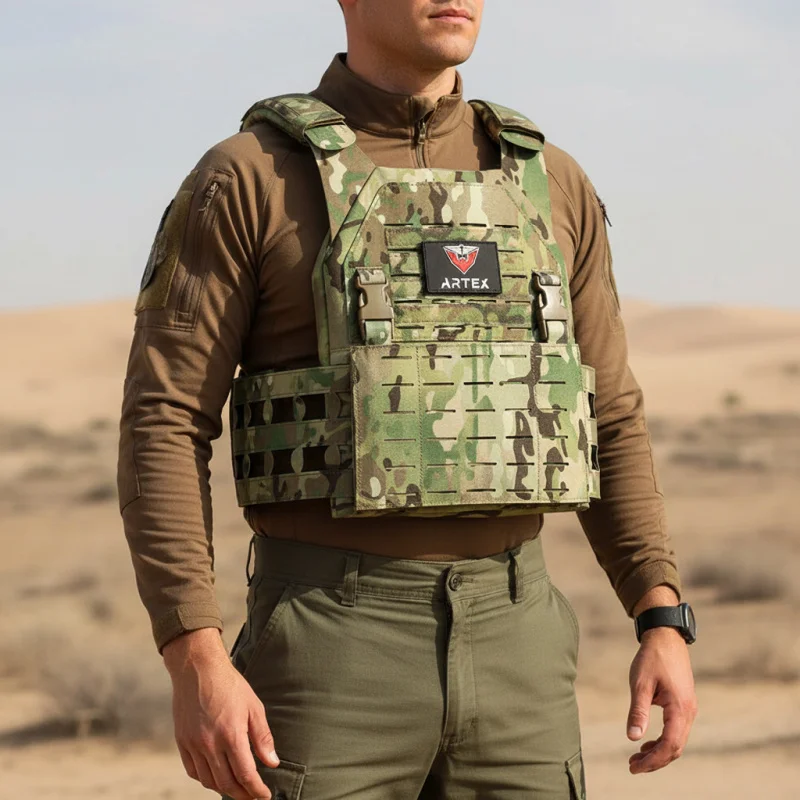 Artex Nylon Laser Outdoor Multi-Functional Waterproof Lightweight Quick-Release Tactical Vest Outdoor Vest Hunting Vest 8133-1
Artex Nylon Laser Outdoor Multi-Functional Waterproof Lightweight Quick-Release Tactical Vest Outdoor Vest Hunting Vest 8133-1