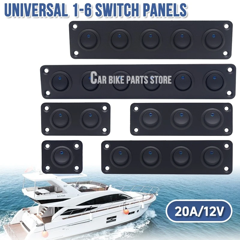 20A blue circular joystick switch panel with 3-pin aluminum waterproof 12V, suitable for cars, trucks, boats, RVs, yachts, etc
20A blue circular joystick switch panel with 3-pin aluminum waterproof 12V, suitable for cars, trucks, boats, RVs, yachts, etc