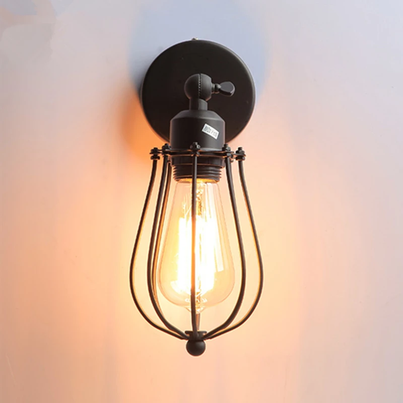 Wall Lamp Iron Retro Industrial Wall Light Living Room Bathroom Indoor Lightiing Wall Decoration Bedroom Decor Wall Mounted E27
Wall Lamp Iron Retro Industrial Wall Light Living Room Bathroom Indoor Lightiing Wall Decoration Bedroom Decor Wall Mounted E27