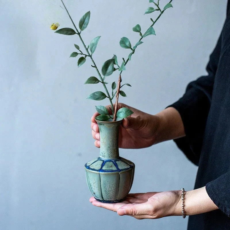 Chinese Kiln Transformed Ginkgo Leaf Melon Edge Vase Vintage Home Decorations Plant Pot Household Flowerpot Teaset Gift Supplies
Chinese Kiln Transformed Ginkgo Leaf Melon Edge Vase Vintage Home Decorations Plant Pot Household Flowerpot Teaset Gift Supplies