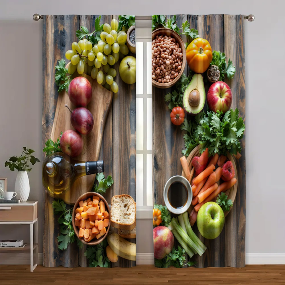 2pcs, Popular Curtains 2D print Vibrant Fruits & Veggies Versatile Fabric (without rod) Stuff Clearance Use for Bedroom &
2pcs, Popular Curtains 2D print Vibrant Fruits & Veggies Versatile Fabric (without rod) Stuff Clearance Use for Bedroom &