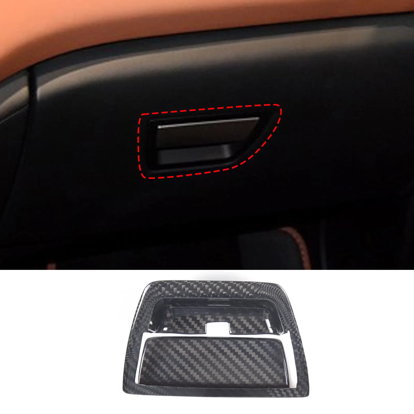 Carbon Fiber Car Copilot Glove Box Handle Cover Trim Fit For Maserati Ghibli 2014-2019
Carbon Fiber Car Copilot Glove Box Handle Cover Trim Fit For Maserati Ghibli 2014-2019