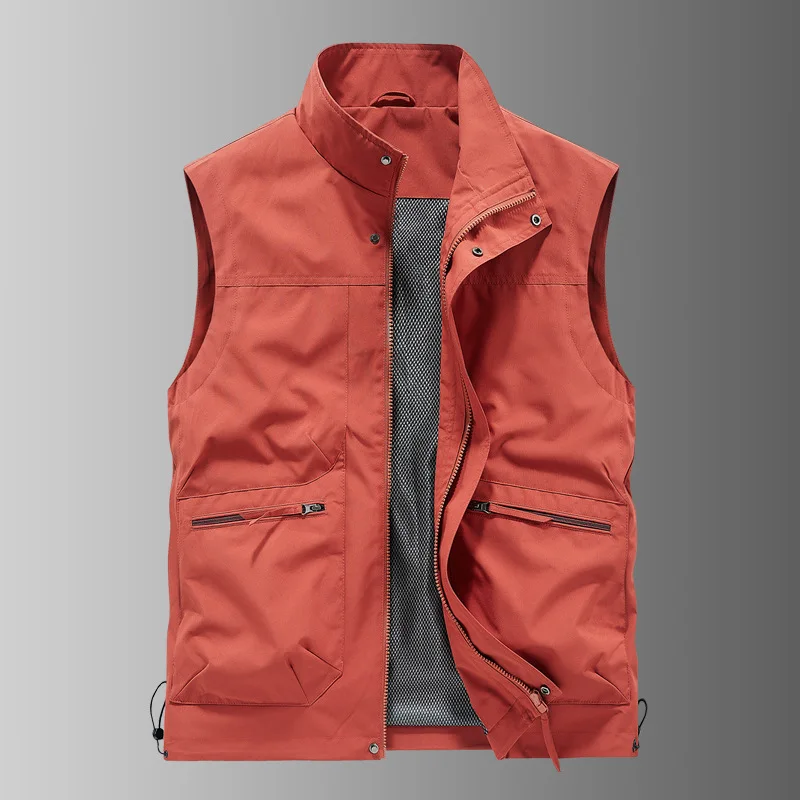 New Summer Men Big Pockets Casual Vests Coats Outdoor Waterproof Sleeveless Jackets Men Breathable Quick-drying Waistcoats 5XL
New Summer Men Big Pockets Casual Vests Coats Outdoor Waterproof Sleeveless Jackets Men Breathable Quick-drying Waistcoats 5XL