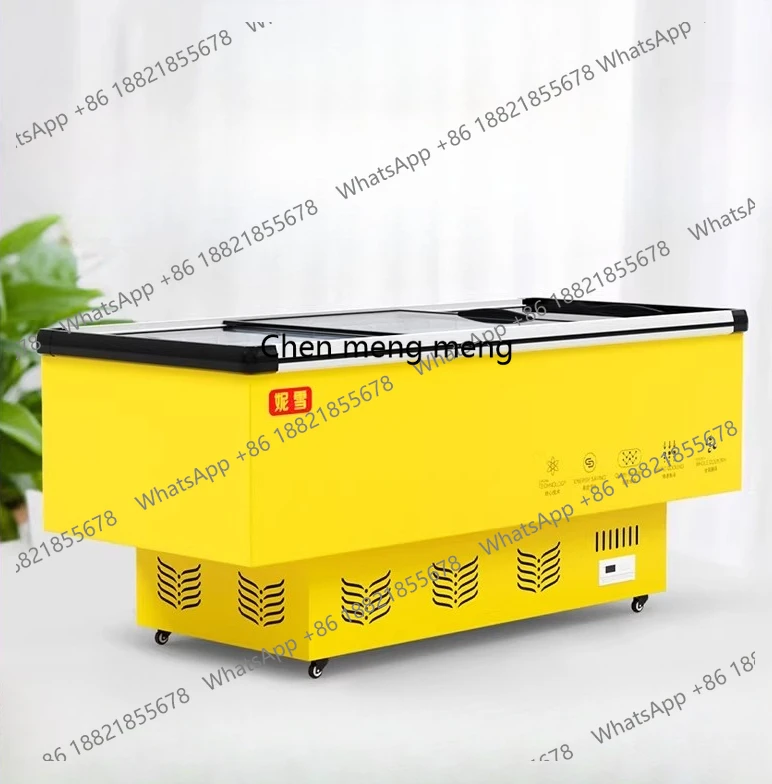 Commercial large-capacity refrigerated display cabinet for fresh-keeping and freezing dual-purpose horizontal glass refrigerator
Commercial large-capacity refrigerated display cabinet for fresh-keeping and freezing dual-purpose horizontal glass refrigerator