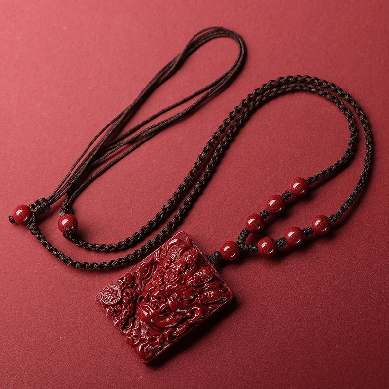 Chinese Traditional Feng Shui Jewelry Natural Authentic Cinnabar Material Lucky Amulet Pendant Gift for Friends
Chinese Traditional Feng Shui Jewelry Natural Authentic Cinnabar Material Lucky Amulet Pendant Gift for Friends