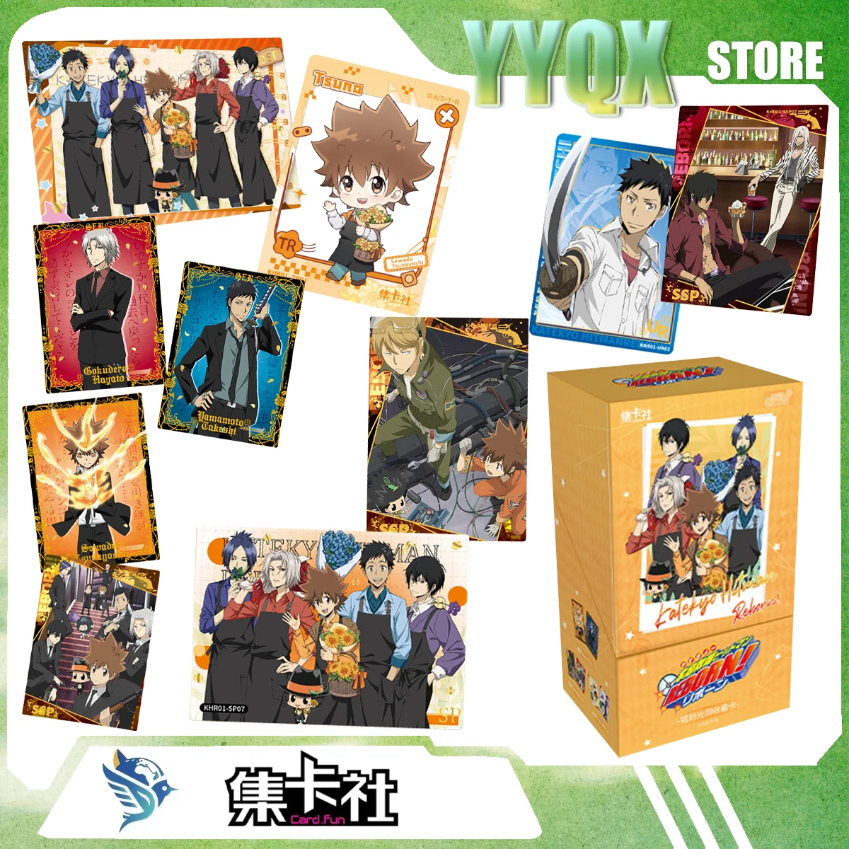 Card.Fun 2026 New Katekyō Hitman Reborn! Collection Card Periphery Gift Surprise Cartoon Animation Ornament Toy Collectible
Card.Fun 2026 New Katekyō Hitman Reborn! Collection Card Periphery Gift Surprise Cartoon Animation Ornament Toy Collectible