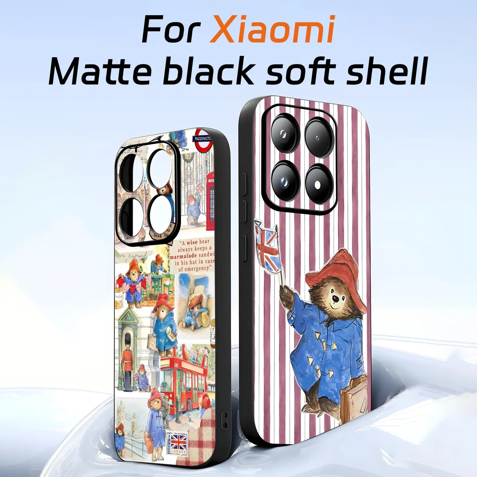 P-PaddingtonS Bear Phone Case For Xiaomi 17 15 14 13 12 11 T Ultra Pro Soft black Shockproof Cover
P-PaddingtonS Bear Phone Case For Xiaomi 17 15 14 13 12 11 T Ultra Pro Soft black Shockproof Cover