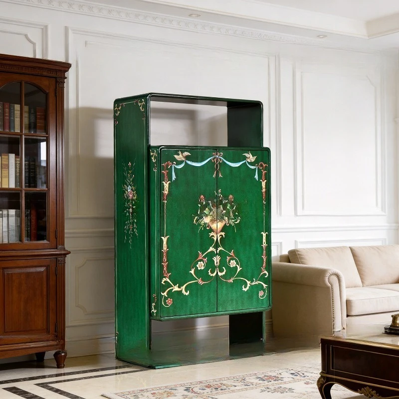 Entrance cabinet, solid wood large-capacity double-door shoe cabinet, villa home decoration
Entrance cabinet, solid wood large-capacity double-door shoe cabinet, villa home decoration