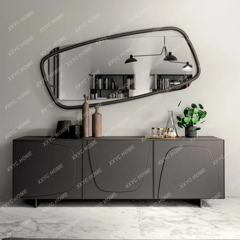 minimalist dining side cabinet color matching retro door cabinet entry tea cabinet
minimalist dining side cabinet color matching retro door cabinet entry tea cabinet