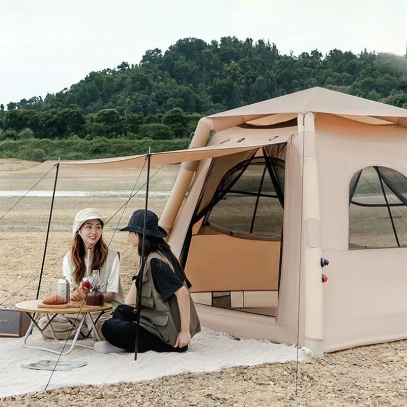 Портативная складная палатка для кемпинга Оксфорд, утолщенная непромокаемая надувная палатка с автоматическим открытием, уличный солнцезащитный козырек, оборудование для кемпинга
Портативная складная палатка для кемпинга Оксфорд, утолщенная непромокаемая надувная палатка с автоматическим открытием, уличный солнцезащитный козырек, оборудование для кемпинга