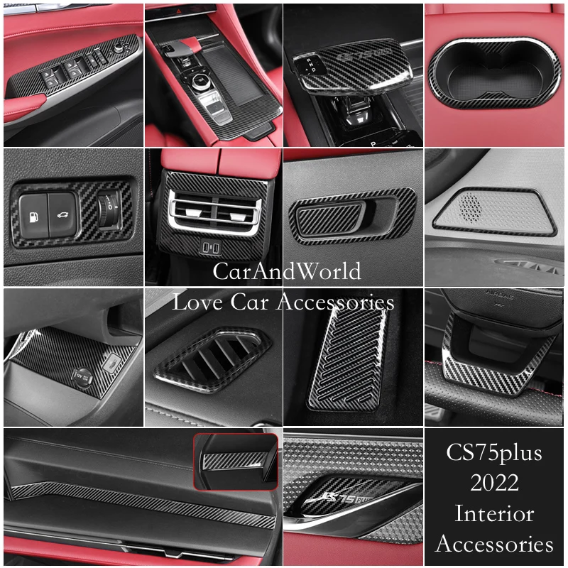 Stainless Interior Accessories Car Gear Shift Window Lift Button Glove Box Handle Cover Trims For Changan CS75 plus 2022-2024
Stainless Interior Accessories Car Gear Shift Window Lift Button Glove Box Handle Cover Trims For Changan CS75 plus 2022-2024