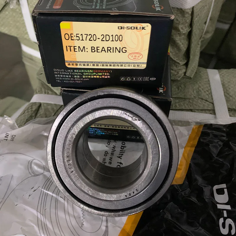 DI-SOLIK Auto Car Parts Front Wheel Hub Bearings 51720-2D200 51720-2D000 51720-2D100 VKBA6812 for HYUNDAI COUPE I(RD)1996-2004
DI-SOLIK Auto Car Parts Front Wheel Hub Bearings 51720-2D200 51720-2D000 51720-2D100 VKBA6812 for HYUNDAI COUPE I(RD)1996-2004