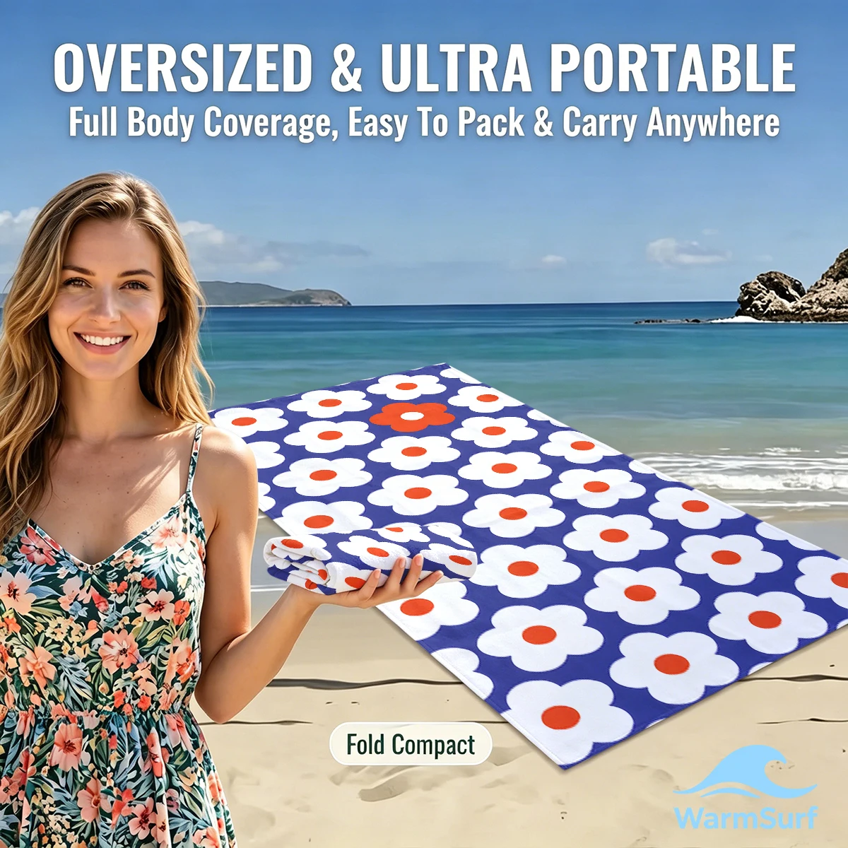 Retro Daisy Navy Quick Drying Beach Towels Ultra Lightweight Fast-drying Super Absorbent It is a must-have item for summer
Retro Daisy Navy Quick Drying Beach Towels Ultra Lightweight Fast-drying Super Absorbent It is a must-have item for summer