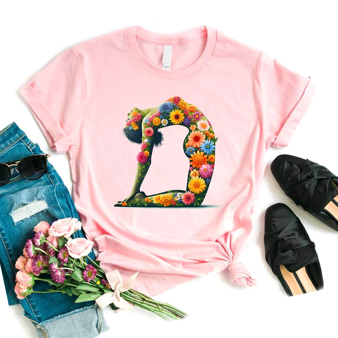 Funny Tshirt Girls Floral Yoga Butterfly Print Pink T Shirt Women Meditation Tshirt Femme Aesthetic Clothes Funny T-Shirt Female
Funny Tshirt Girls Floral Yoga Butterfly Print Pink T Shirt Women Meditation Tshirt Femme Aesthetic Clothes Funny T-Shirt Female