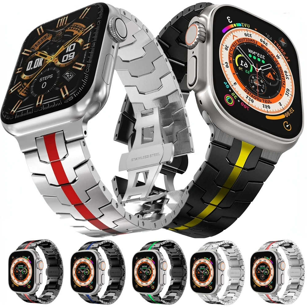 Ремешок из нержавеющей стали для Apple Watch Band 45 мм 41 мм 44 мм 40 мм 42 мм 38 мм Ultra 49 мм, браслет железный человек для iWatch 8 7 6 5 4 3 SE
Ремешок из нержавеющей стали для Apple Watch Band 45 мм 41 мм 44 мм 40 мм 42 мм 38 мм Ultra 49 мм, браслет железный человек для iWatch 8 7 6 5 4 3 SE