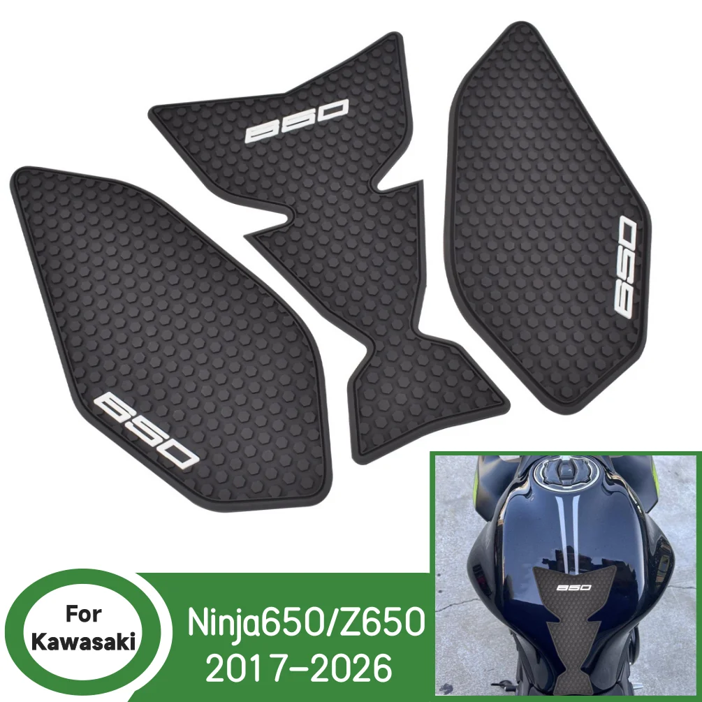 Ninja650 Z650 Anti Slip Fuel Tank Stickers Gas Cap Oil Protect Pad For Kawasaki Ninja Z 650 2017-2026 Motorcycle Accessories
Ninja650 Z650 Anti Slip Fuel Tank Stickers Gas Cap Oil Protect Pad For Kawasaki Ninja Z 650 2017-2026 Motorcycle Accessories