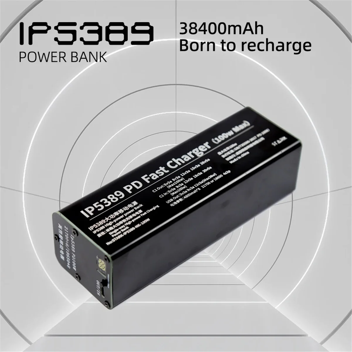 A003 PD100W DIY Power Bank Case Aluminum Shell 21700 No Battery No Welding Charge Phone Laptop Two Way Fast Charging
A003 PD100W DIY Power Bank Case Aluminum Shell 21700 No Battery No Welding Charge Phone Laptop Two Way Fast Charging