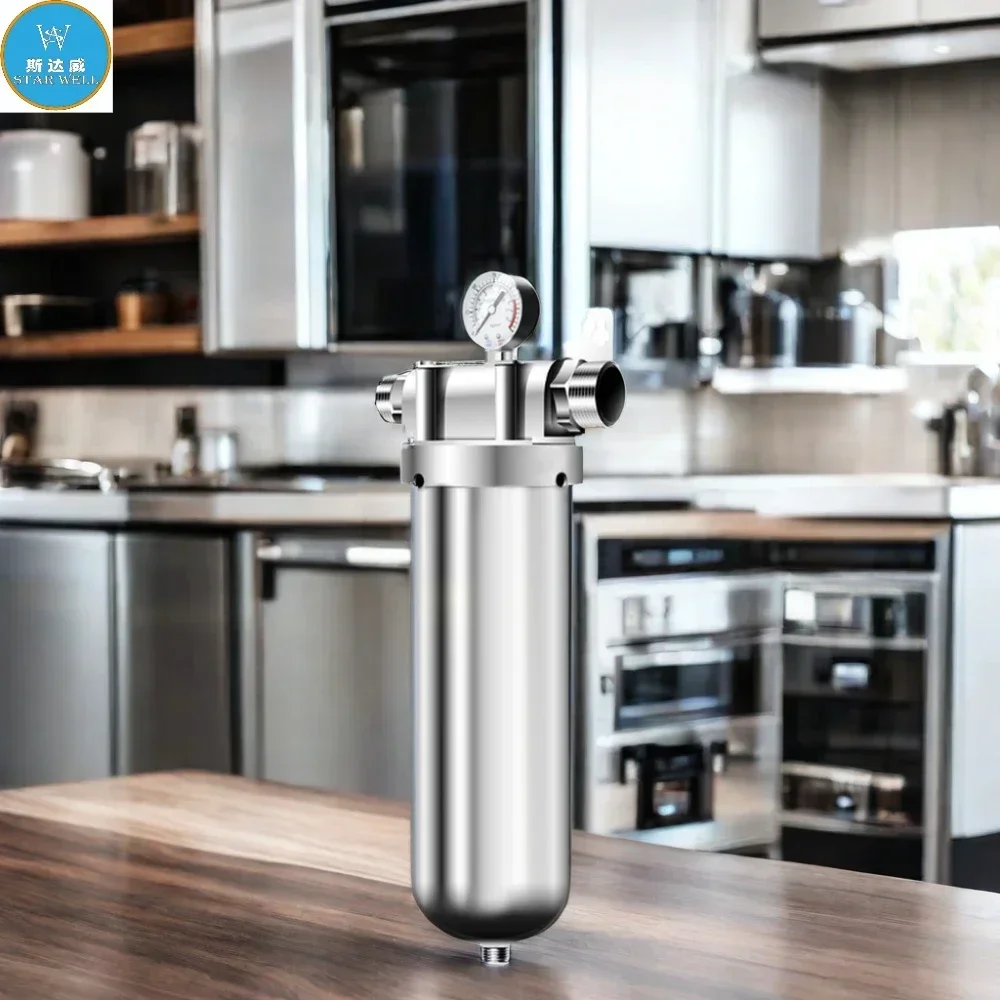 STARWELL Explosion-Proof Commercial Tap Water Pre-Filter Household Water Purifier Stainless Steel Screen Filter Remove Rust Sand
STARWELL Explosion-Proof Commercial Tap Water Pre-Filter Household Water Purifier Stainless Steel Screen Filter Remove Rust Sand