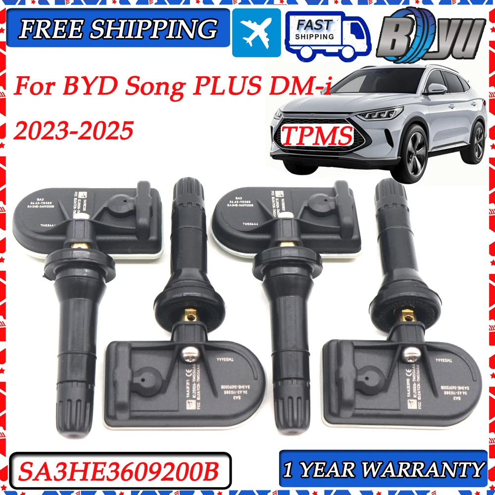 SA3HE3609200B TPMS For BYD Song Pro DM-i Yuan UP Yuan PLUS Tang DM-i E9 DENZA N7 N8 D9 Car Tire Pressure Monitor Sensor 433MHz
SA3HE3609200B TPMS For BYD Song Pro DM-i Yuan UP Yuan PLUS Tang DM-i E9 DENZA N7 N8 D9 Car Tire Pressure Monitor Sensor 433MHz