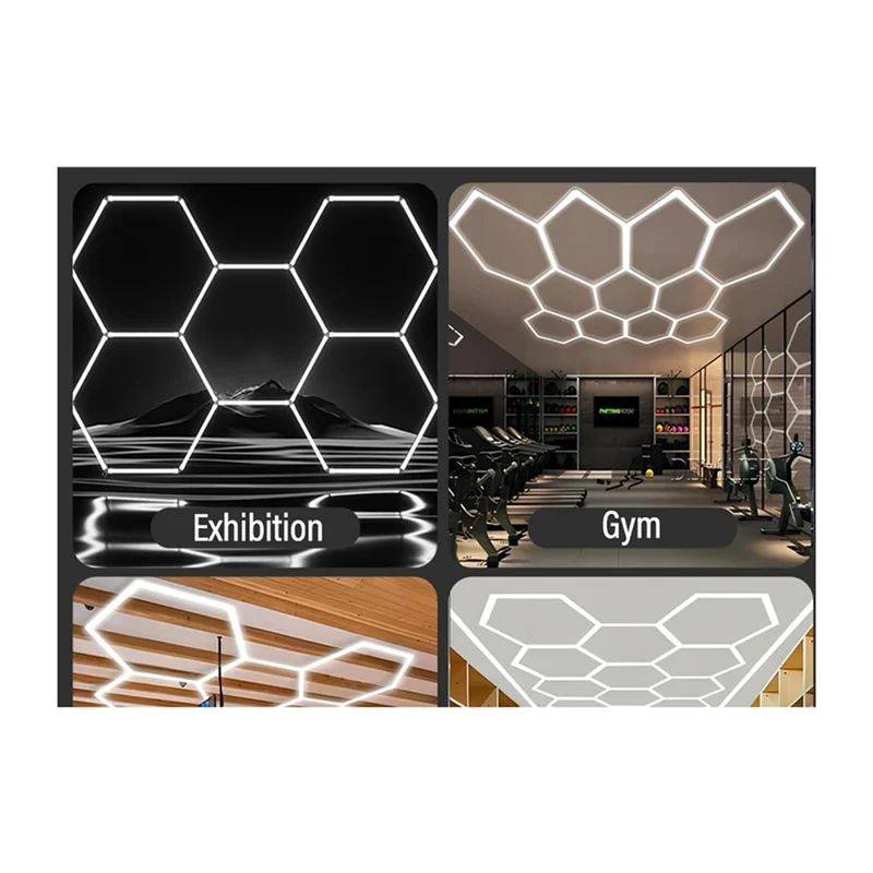 A26F-Honeycomb Led DIY Гаражный светильник для парикмахерских Освещение для шоу Автоматический ремонт тела Тренажерный зал 110 В
A26F-Honeycomb Led DIY Гаражный светильник для парикмахерских Освещение для шоу Автоматический ремонт тела Тренажерный зал 110 В