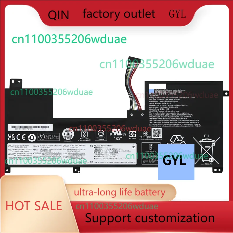 For Lenovo Legion Y730-17ICH/Y740-17ICHg/17IRH/17IRHg Y9000K 2019 series L17M4PG2 L17C4PG2 L18C4PG1 Laptop battery
For Lenovo Legion Y730-17ICH/Y740-17ICHg/17IRH/17IRHg Y9000K 2019 series L17M4PG2 L17C4PG2 L18C4PG1 Laptop battery