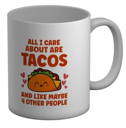 Все, о чем я беспокоюсь, это Tacos и, возможно, 4 других людей, пищевая белая кружка 11 унций, подарок
Все, о чем я беспокоюсь, это Tacos и, возможно, 4 других людей, пищевая белая кружка 11 унций, подарок