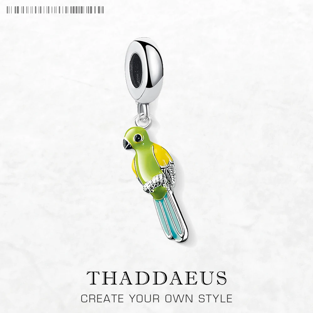New Bird Pendant Green Enamel Parrot Charm 925 Sterling Silver Fashion Jewelry For Woman Sweater Gift
New Bird Pendant Green Enamel Parrot Charm 925 Sterling Silver Fashion Jewelry For Woman Sweater Gift