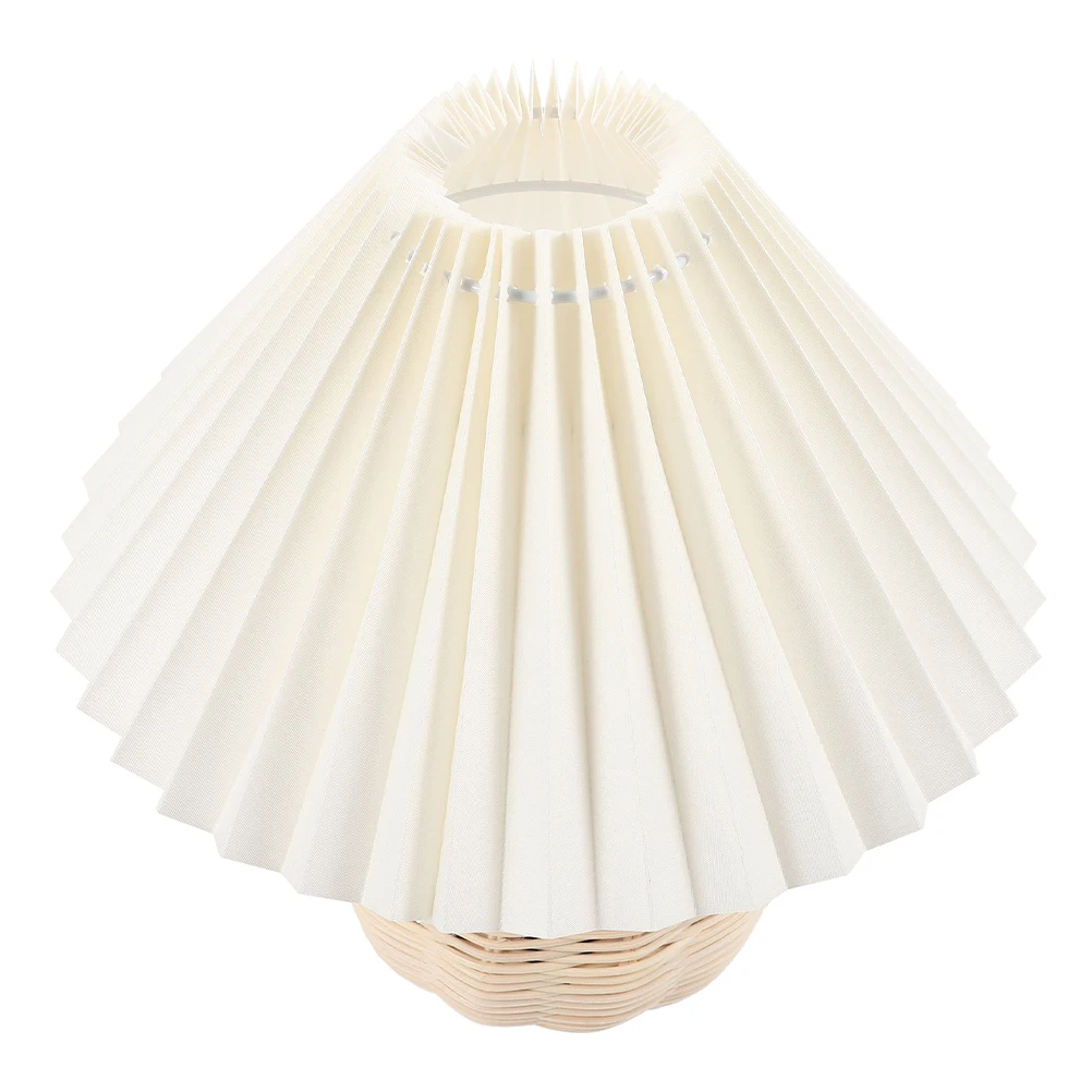 Nordic Table Lamp Pleated Shade LED Small Night Light for Bedroom Bedside Modern Atmosphere Rattan Lamp Desk Lighting
Nordic Table Lamp Pleated Shade LED Small Night Light for Bedroom Bedside Modern Atmosphere Rattan Lamp Desk Lighting