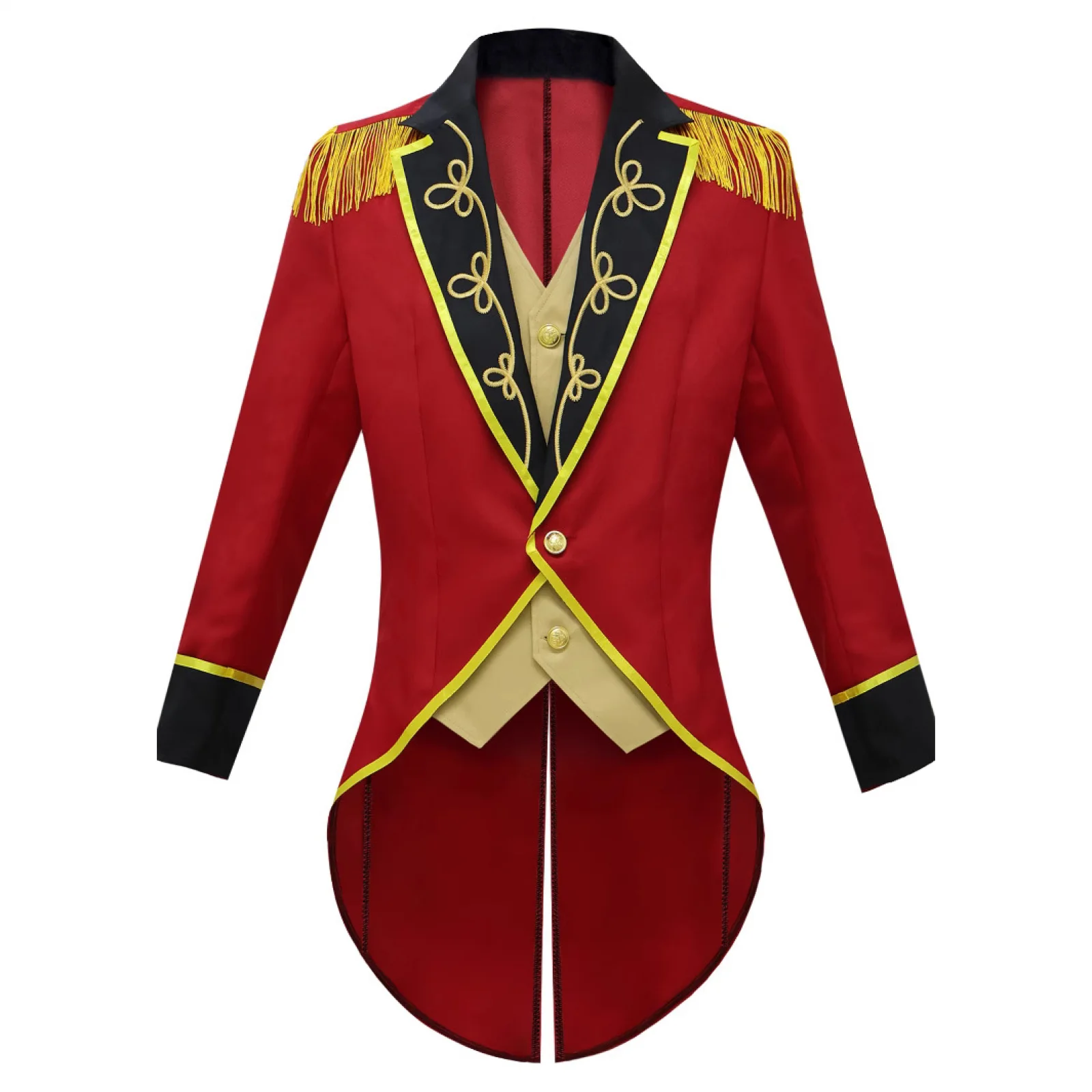 Men's Medieval Drum Costume, Vintage Stand Collar Circus Outfit, Halloween Carnival Cosplay Costume
Men's Medieval Drum Costume, Vintage Stand Collar Circus Outfit, Halloween Carnival Cosplay Costume