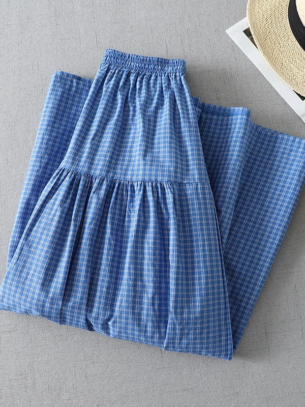 Summer Fashion Large Size Women's Plaid A-Line Skirt Cake Design Versatile Half-length Skirt Korean Style Casual Wear
Summer Fashion Large Size Women's Plaid A-Line Skirt Cake Design Versatile Half-length Skirt Korean Style Casual Wear